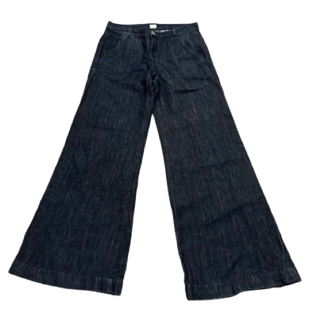 J Brand Wide Leg Linen Cotton Jeans Casual Comfort Trousers Everyday Size 24